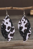 Cow Print Earrings MOQ 5pcs