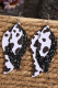 Cow Print Earrings MOQ 5pcs