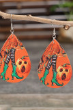 Pumpkin And Boots Halloween Earrings MOQ 5pcs