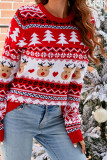 Reindeer Christmas Knitting Sweater 