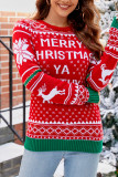 Christmas Tree Knit Pullover Sweater