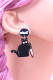 Black Cat Halloween Earrings MOQ 5pcs