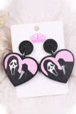 Ghost Heart Halloween Earrings MOQ 5pcs