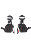 Black Cat Halloween Earrings MOQ 5pcs