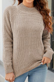 Plain Turtleneck Knitting Sweater 