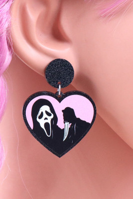 Ghost Heart Halloween Earrings MOQ 5pcs