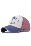 Anchor Print Baseball Hat MOQ 3pcs
