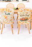 Thanksgiving Hello Fall Chairs Cover 