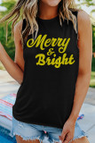 Merry & Bright Print Tank Top