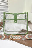 Knit Strap Clear Crossbody Bag MOQ 3pcs