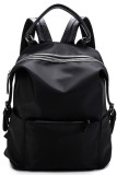 Plain Nylon Zipper Backpack MOQ 3pcs