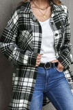 Plaid Pockets Button Up Shacket