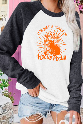 A Bunch of Hocus Pocus Print Long Sleeve Top