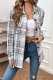 Plain Button Up Tweed Shirt 