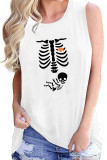Skeleton Halloween MaternityTank Top