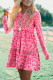 Leopard Animal Print Frill Tiered Swing Dress