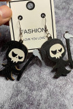 Ghost Halloween Wooden Earrings MOQ 5pcs