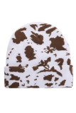 Cow Knit Beanie Hat MOQ 3pcs