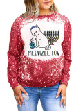 Hanukkah Bleached Bleached Plus Size Top