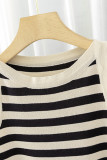 Stripes Knitting Tank TOP