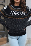 Halloween Ghost Knitting Pullover Sweater 