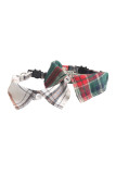 Plaid Collar For Pets MOQ 5pcs