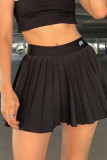 Plain Mini Pleated Skirt 