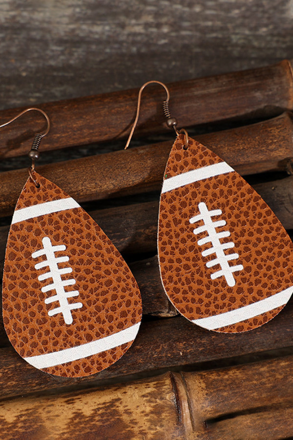 Baseball Leather Earrings 