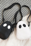 Ghost Colorblock PU Leather Bag