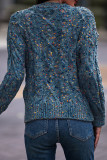 Colorful Dots Cable Knit Sweater