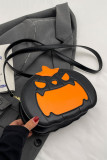 Halloween Pumpkin PU Crossbody Bag
