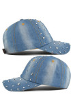 Star Rivet Denim Baseball Hat MOQ 3pcs Boutique Wholesale