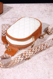 Quilted PU Embroidery Strap Sling Bag MOQ 3pcs