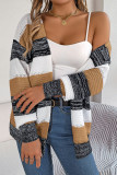 Stripe Open Knit Cardigan