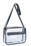 Boutique Wholesale Zipper Clear Crossbody Bag MOQ 3pcs