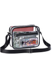 Boutique Wholesale Zipper Clear Crossbody Bag MOQ 3pcs