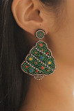 Christmas Beads Glitter Earrings 