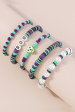 Halloween Colorful Beads Bracelet Set MOQ 5 sets