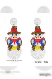 Christmas Pattern Beads Earrings MOQ 5pcs Boutique Wholesale