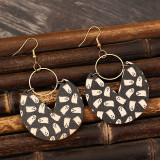 Halloween Ghost Wooden Earrings 