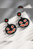 Halloween Pattern Beads Earrings MOQ 5pcs Boutique Wholesale