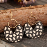 Halloween Ghost Wooden Earrings 