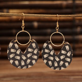 Halloween Ghost Wooden Earrings 