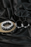 Halloween Skull Beads Earrings 