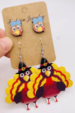Thanksgiving Designs Leather Earrings 