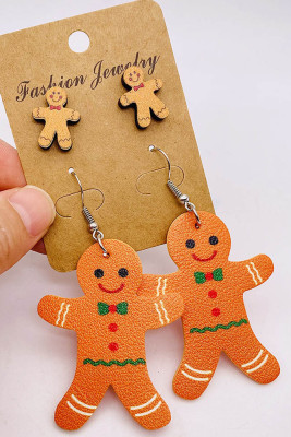 Christmas Designs Leather Earrings 