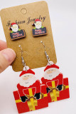 Christmas Designs Leather Earrings 