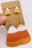 Thanksgiving Designs Leather Earrings 