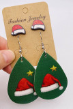 Christmas Designs Leather Earrings 