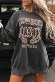 Gray COWBOY OSU Go Pokes Oversized Sweatshirt